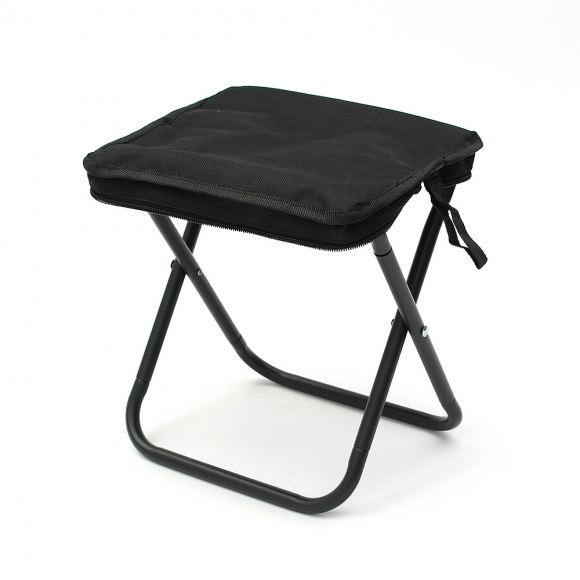 퀵셋 휴대용 접이식의자 2p세트(26cm) (블랙)