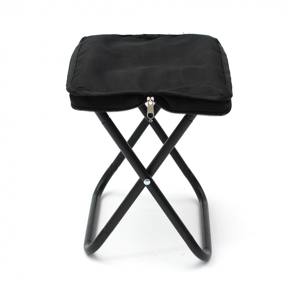 퀵셋 휴대용 접이식의자 2p세트(26cm) (블랙)