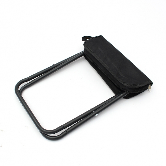 퀵셋 휴대용 접이식의자 2p세트(26cm) (블랙)