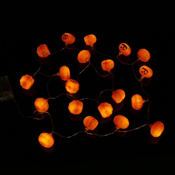 20구 LED 할로윈 호박 가랜드 전구(3M)