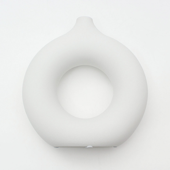 루미 도자기 인테리어 꽃병(23.5x22cm) (화이트)