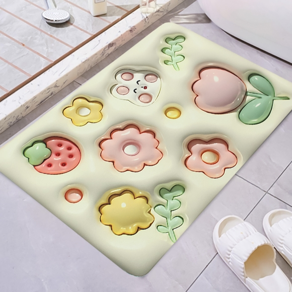 보송보송 3D 착시 발매트(가든)