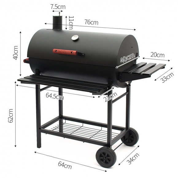 그랜드쿡 대형 훈제 바비큐 그릴