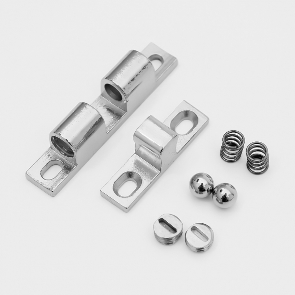 [영달철물] 도어픽스 볼캐치 빠찌링 4개입(43mm) (실버)