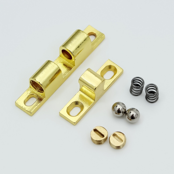 [영달철물] 도어픽스 볼캐치 빠찌링 4개입(43mm) (골드)