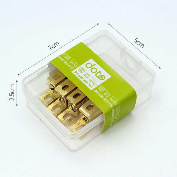 [영달철물] 도어픽스 볼캐치 빠찌링 4개입(43mm) (골드)