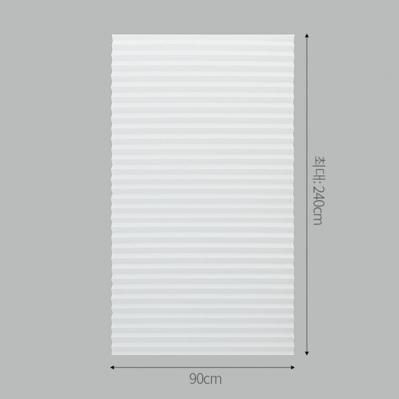무드랩 붙이는 셀프 블라인드(90x240cm) (일반형) (화이트)