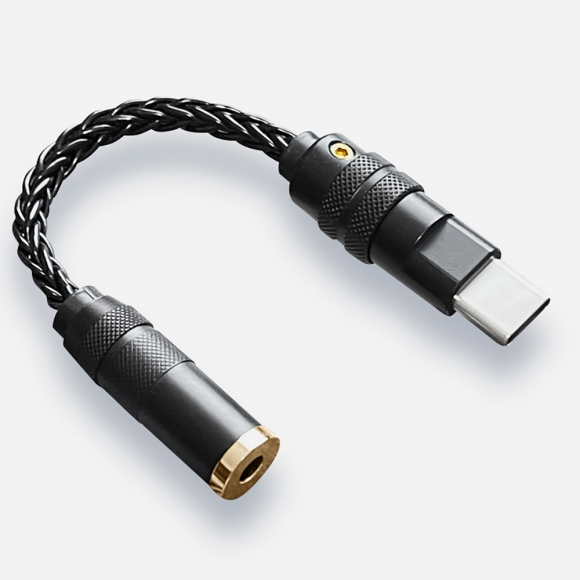 ALC5686 C타입 꼬다리 DAC 3.5mm 32BIT 384KHZ 이어폰 변환잭 A-1(블랙)