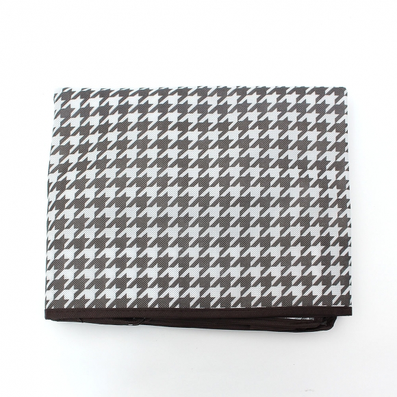 부직포 언더베드 리빙박스(100x48cm) (체크)