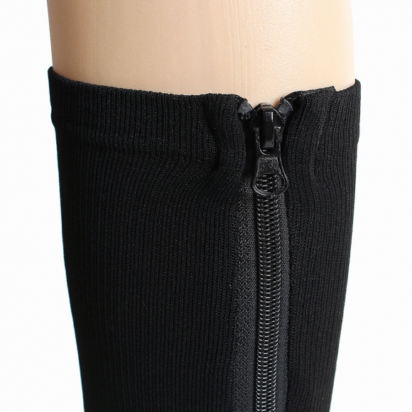 편안한 지퍼형 종아리 압박밴드(S) (블랙)