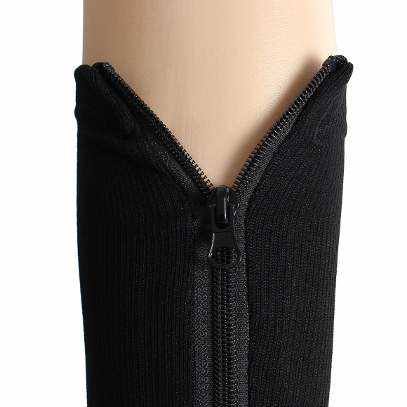 편안한 지퍼형 종아리 압박밴드(S) (블랙)