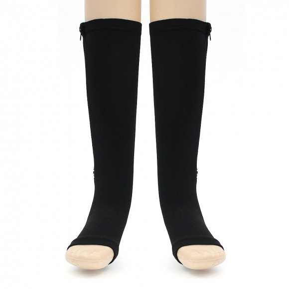 편안한 지퍼형 종아리 압박밴드(S) (블랙)