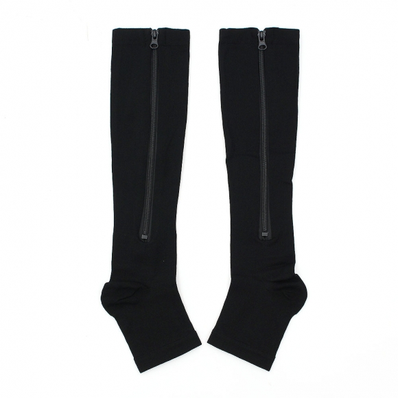 편안한 지퍼형 종아리 압박밴드(S) (블랙)