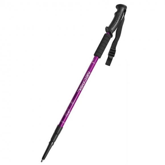 원트레킹 3단 길이조절 등산스틱(135cm) (퍼플)