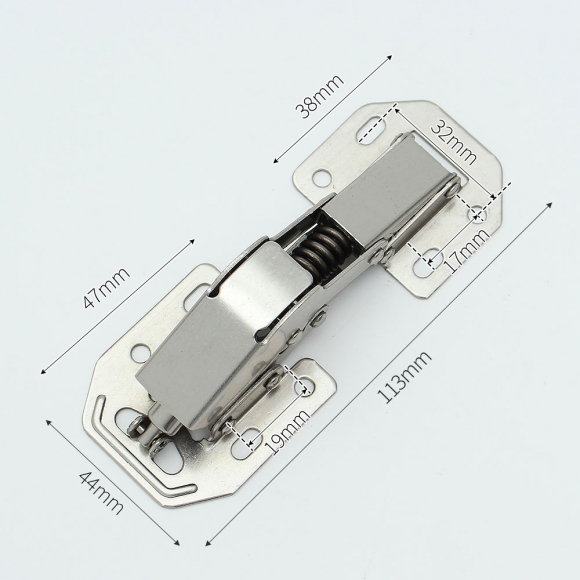 [영달철물] 무보링 댐퍼 경첩 4p세트(44x113mm)