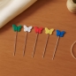 미싱공방 납작 나비 시침핀 100개입