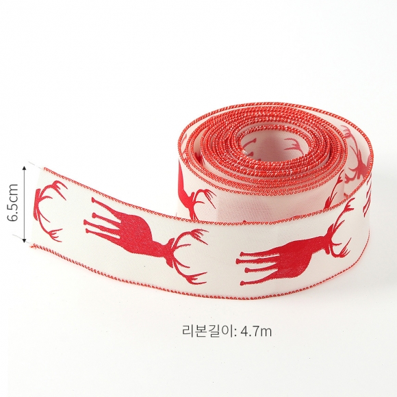 디어스토리 화이트 크리스마스 리본(4.7m)