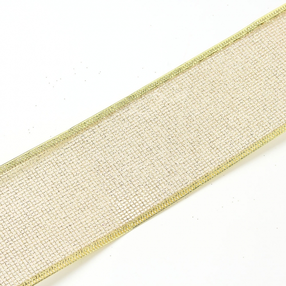 캐롤라인 골드 크리스마스 리본(2.8m)