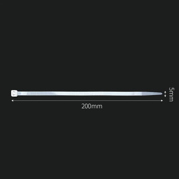 홀덱스 케이블타이 200개 (5x200mm) (화이트)