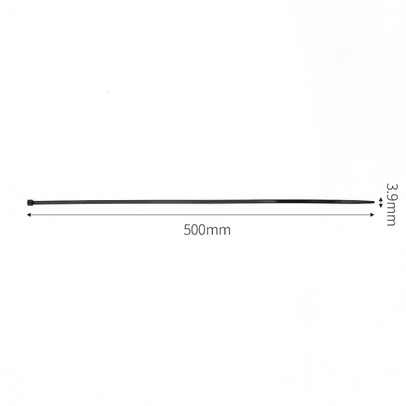 홀덱스 케이블타이 200개 (3.9x500mm) (블랙)