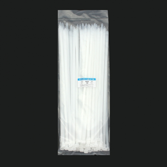 홀덱스 케이블타이 100개 (7.6x500mm) (화이트)