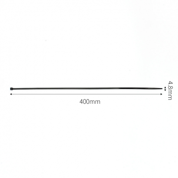 홀덱스 케이블타이 200개 (4.8x400mm) (블랙)