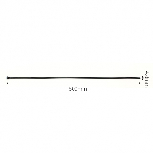 홀덱스 케이블타이 100개 (4.8x500mm) (블랙)
