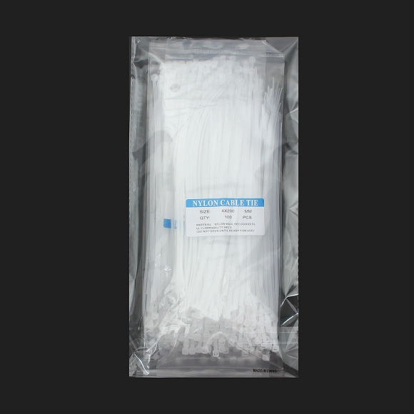 홀덱스 케이블타이 300개 (2.7x200mm) (화이트)