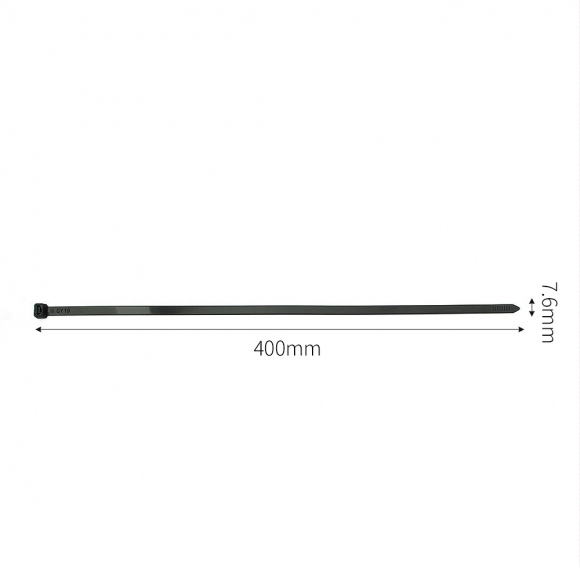 홀덱스 케이블타이 100개 (7.6x400mm) (블랙)