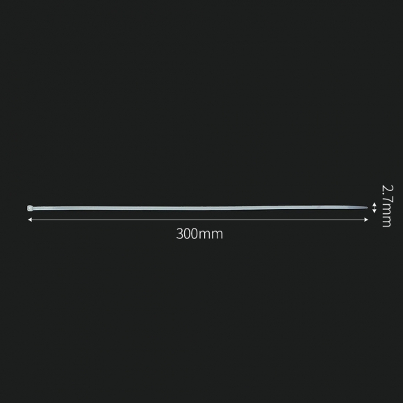 홀덱스 케이블타이 300개 (2.7x300mm) (화이트)