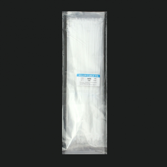 홀덱스 케이블타이 200개 (3.9x500mm) (화이트)