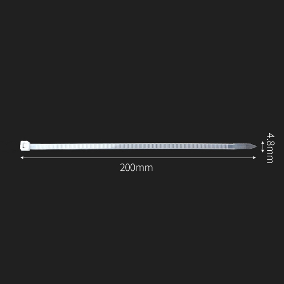 홀덱스 케이블타이 300개 (4.8x200mm) (화이트)