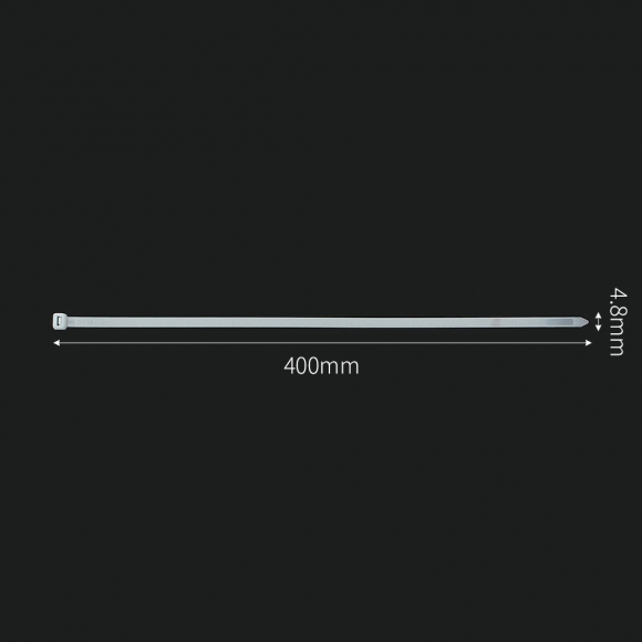 홀덱스 케이블타이 200개 (4.8x400mm) (화이트)