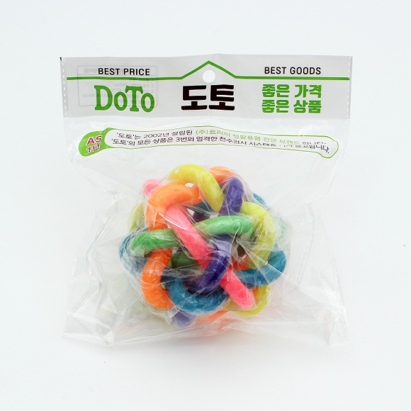 멍멍토이 강아지 방울볼 장난감(9.5cm)