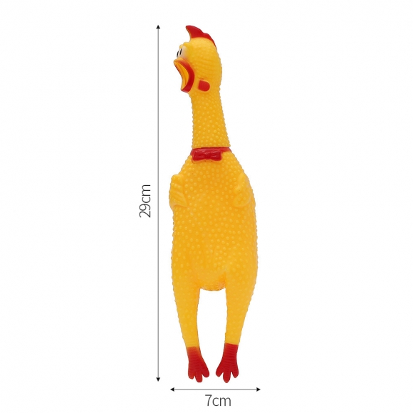 멍멍토이 삑삑이 닭 장난감(29cm)