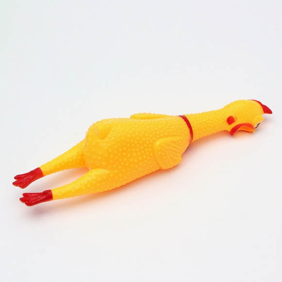 멍멍토이 삑삑이 닭 장난감(29cm)