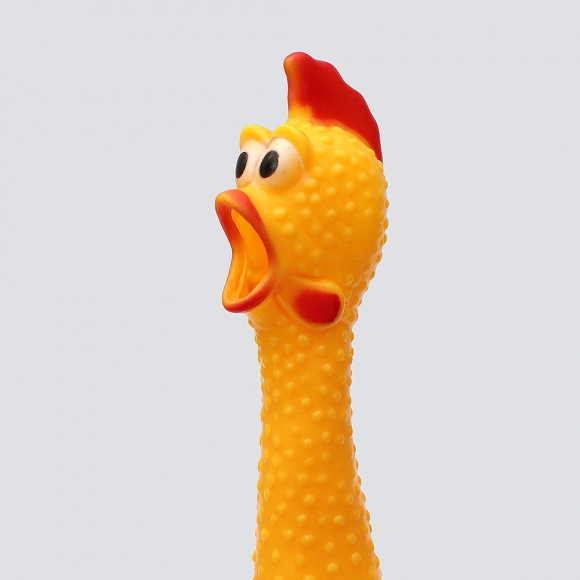 멍멍토이 삑삑이 닭 장난감(37cm)