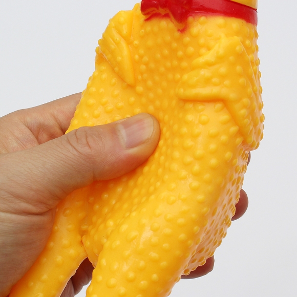 멍멍토이 삑삑이 닭 장난감(37cm)
