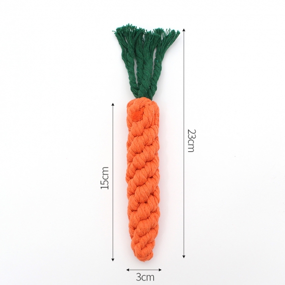 멍멍토이 당근 로프 장난감(23cm)