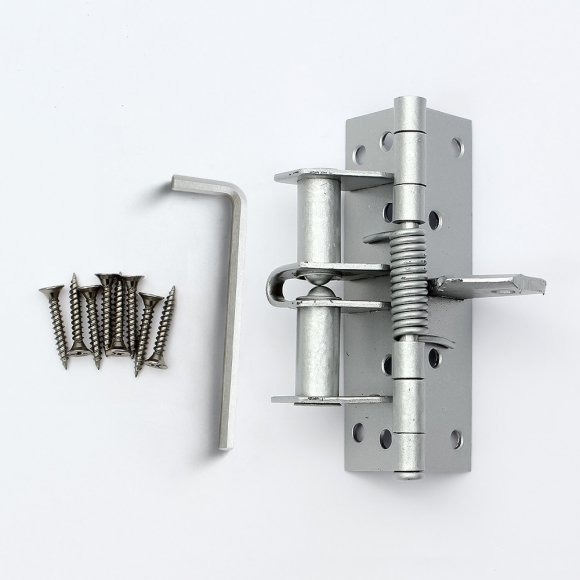 [영달철물] 도릭스 문고정 스프링 경첩(실버)