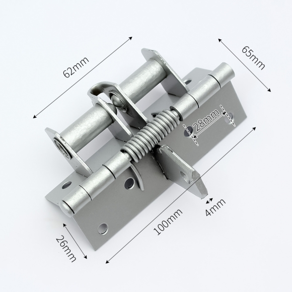 [영달철물] 도릭스 문고정 스프링 경첩(실버)