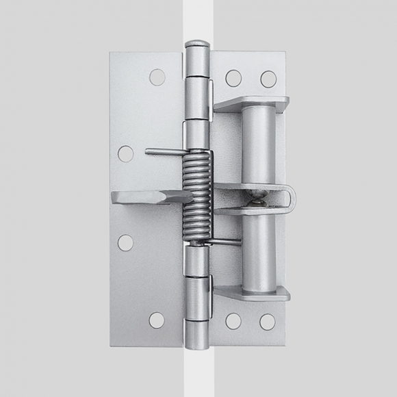 [영달철물] 도릭스 문고정 스프링 경첩(실버)