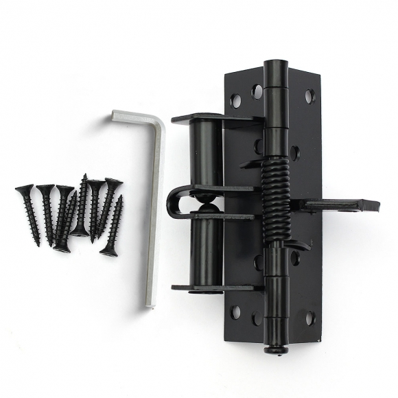 [영달철물] 도릭스 문고정 스프링 경첩(블랙)