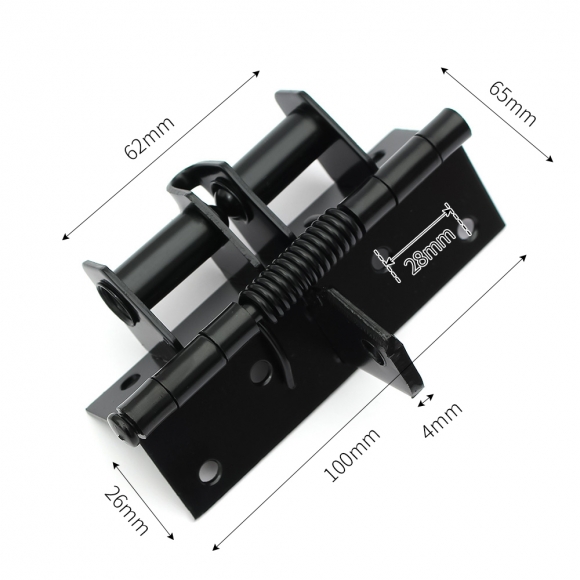 [영달철물] 도릭스 문고정 스프링 경첩(블랙)