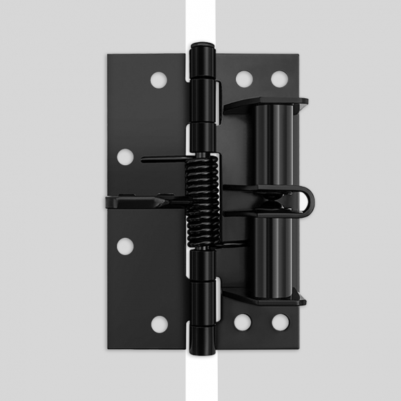 [영달철물] 도릭스 문고정 스프링 경첩(블랙)