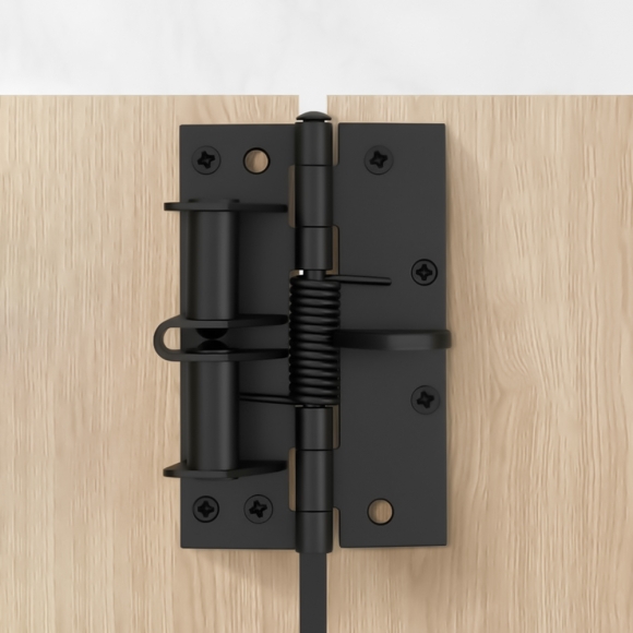 [영달철물] 도릭스 문고정 스프링 경첩(블랙)