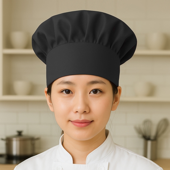 퓨어셰프 주방모자(블랙)
