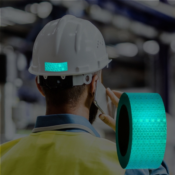 세이브 벌집 반사테이프(5cmx20m) (그린)