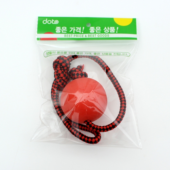 멍멍토이 강아지 로프 공 장난감(6cm)