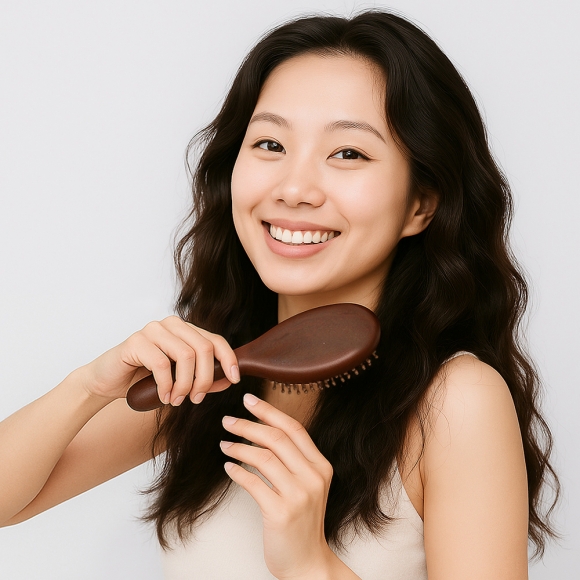 포레컴브 우드 헤어브러시(타원형)